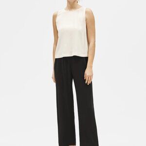 Eileen Fisher Petite Cropped Knit Ankle Pants